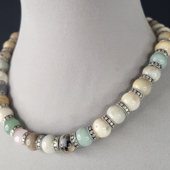 Multistone , multicolor Choker - Picture 3 of 7